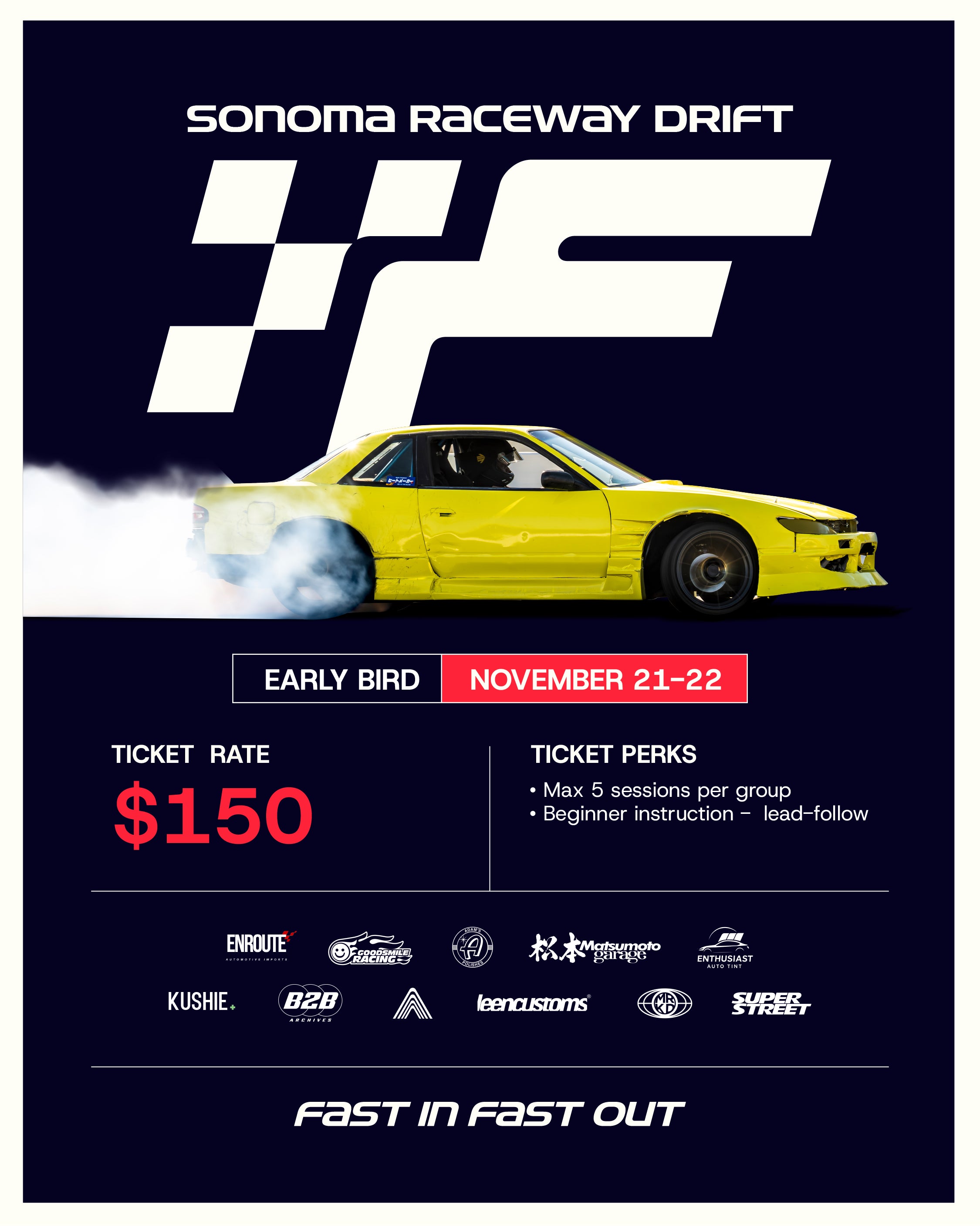 (Drift) November 21-22 |  2026 Sonoma Raceway
