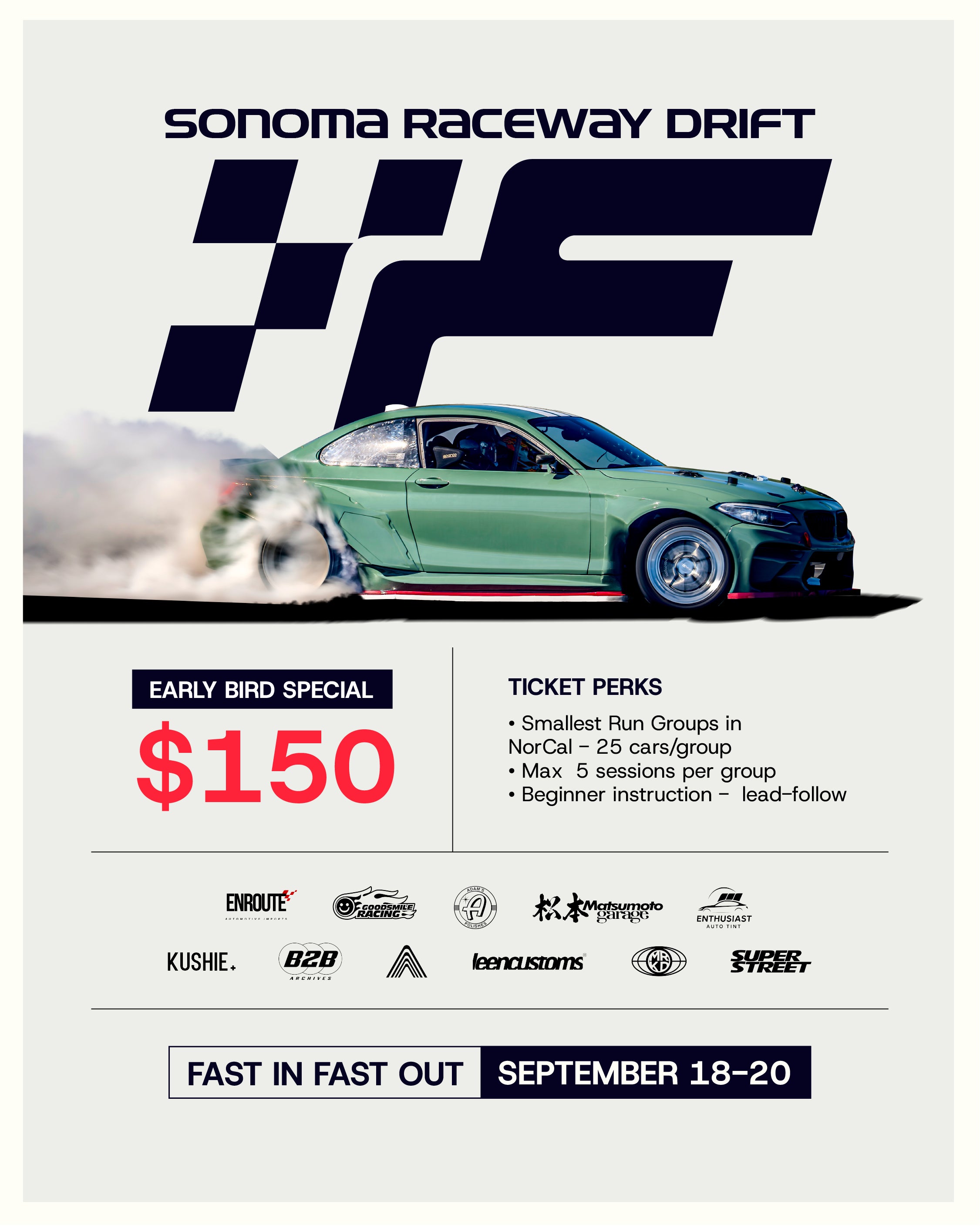(Drift ) September 18th-20th 2026 | Sonoma Raceway