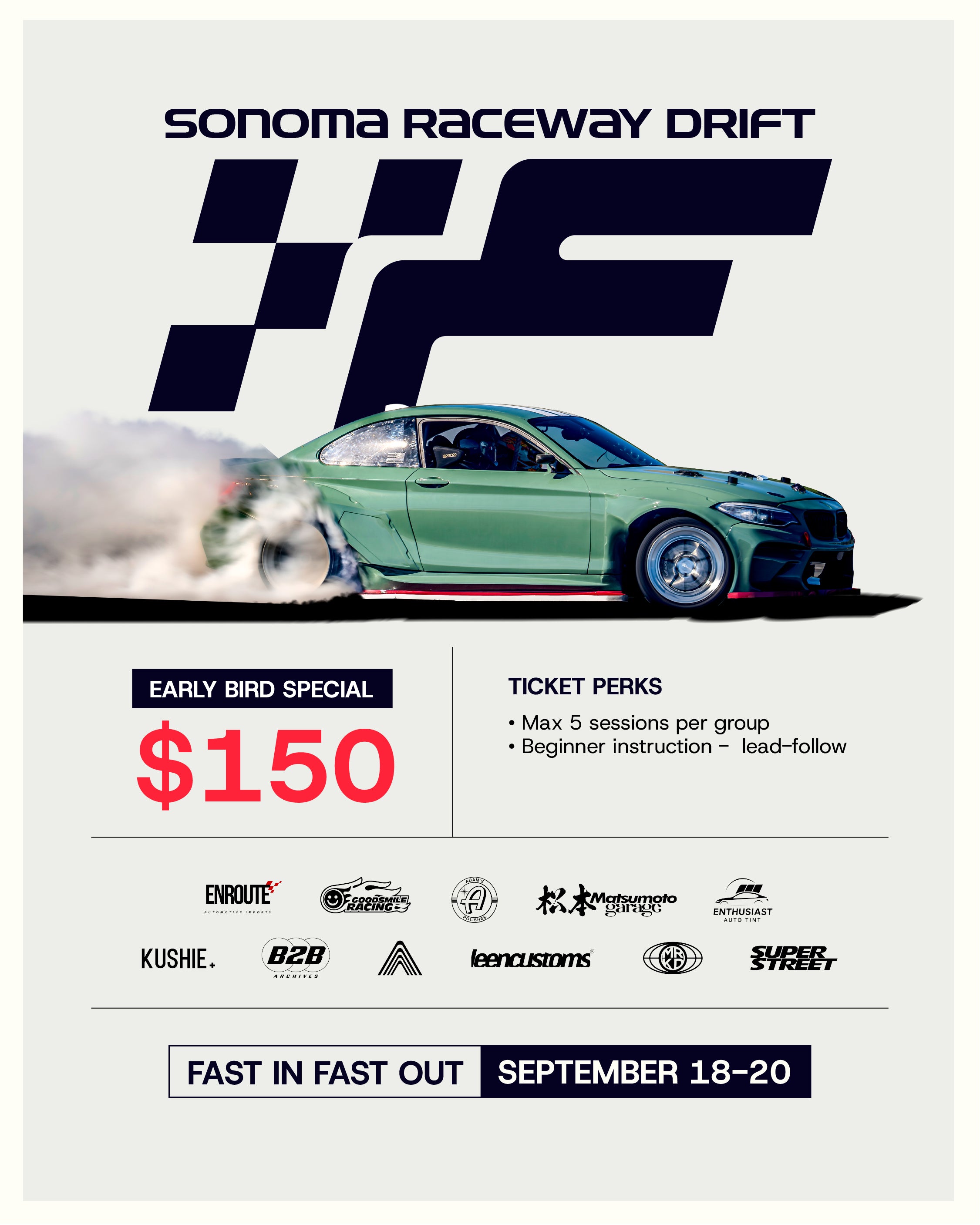 (Drift ) September 18th-20th 2026 | Sonoma Raceway